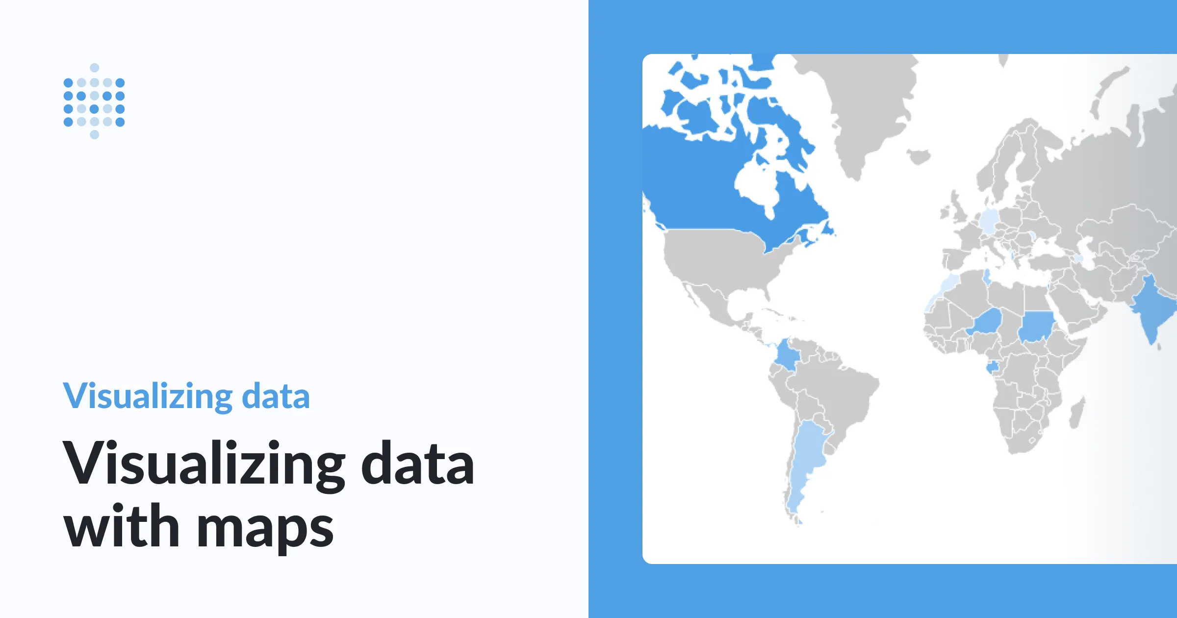Visualizing data with maps