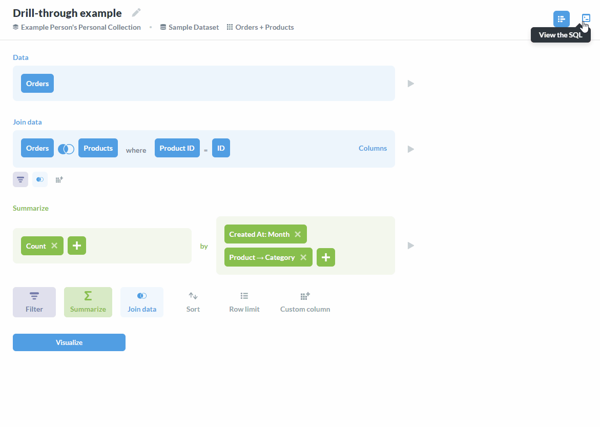 You can convert a question composed in the Notebook Editor to a SQL question at any time.